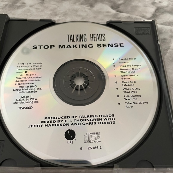 Talking Heads - Stop Making Sense CD - Picture 3 of 6